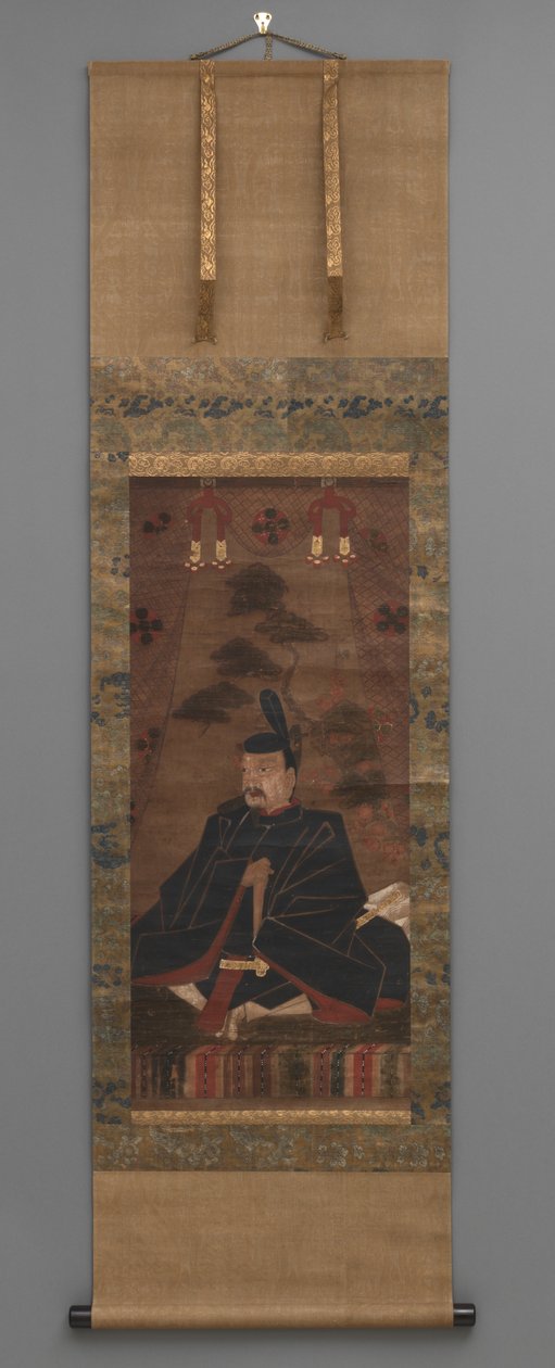 Kakemono (rullmålning) av Japanese School