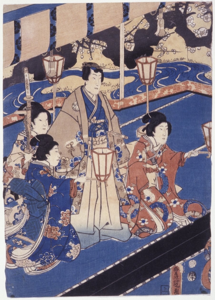 Namnlös (träsnitt i färg) av School Japanese