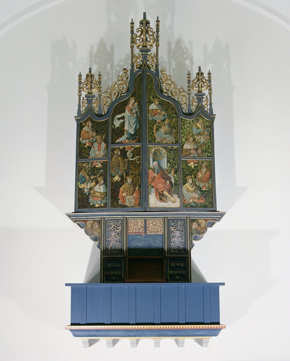 Målad orgel av School Netherlandish