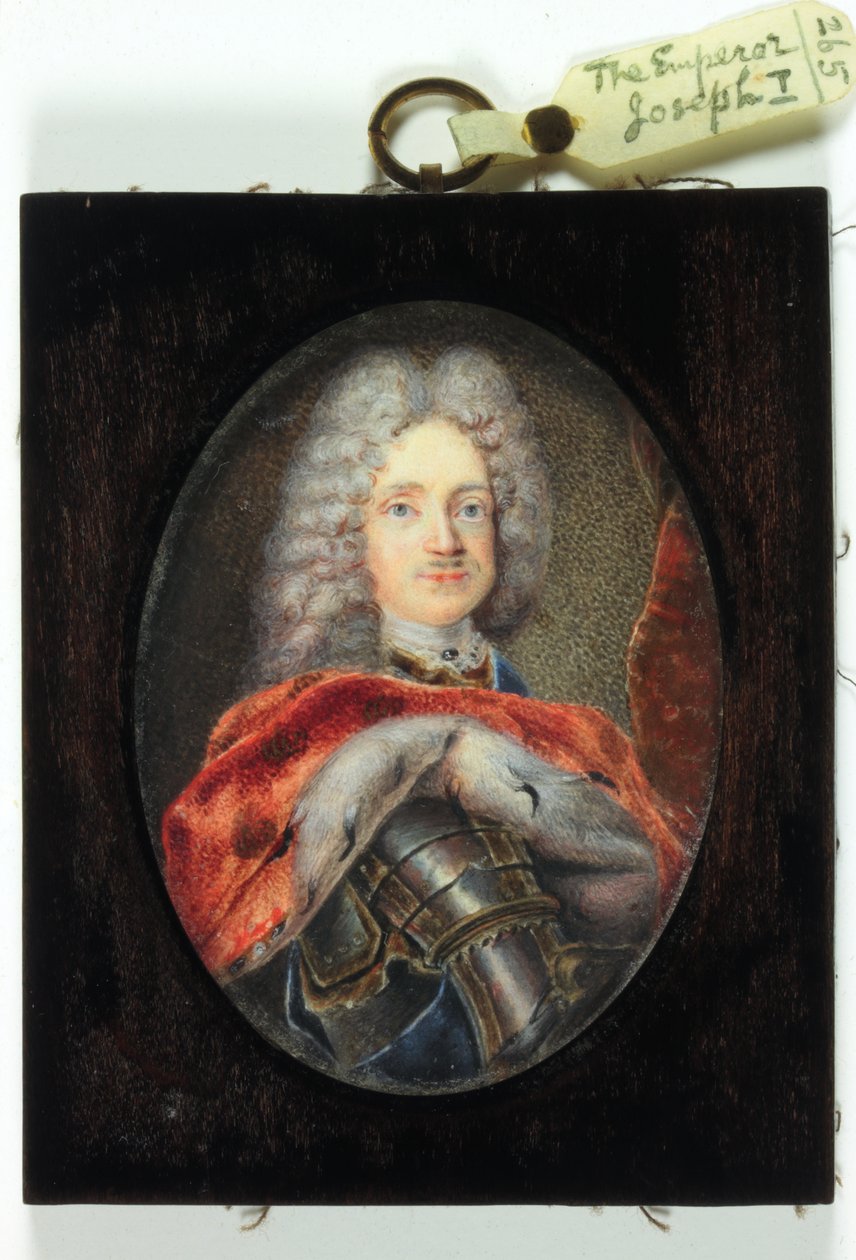 Kejsar Josef I (emalj) av School Prussian