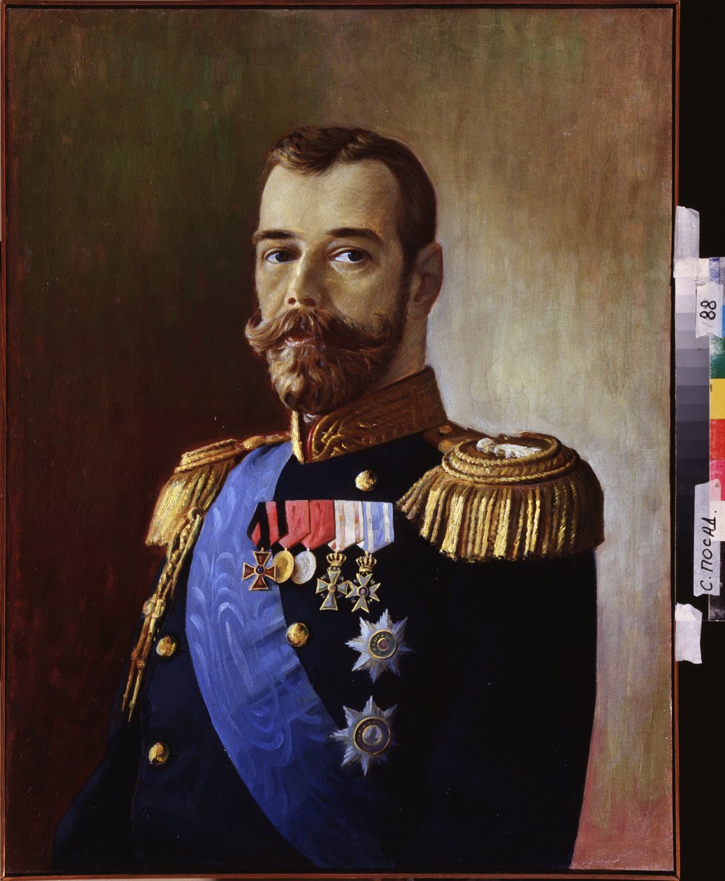 Nikolaus II av Ryssland (1868-1918) av School Russian