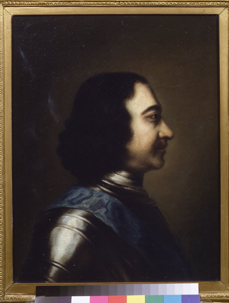 Peter i den store (1672-1725) av School Russian