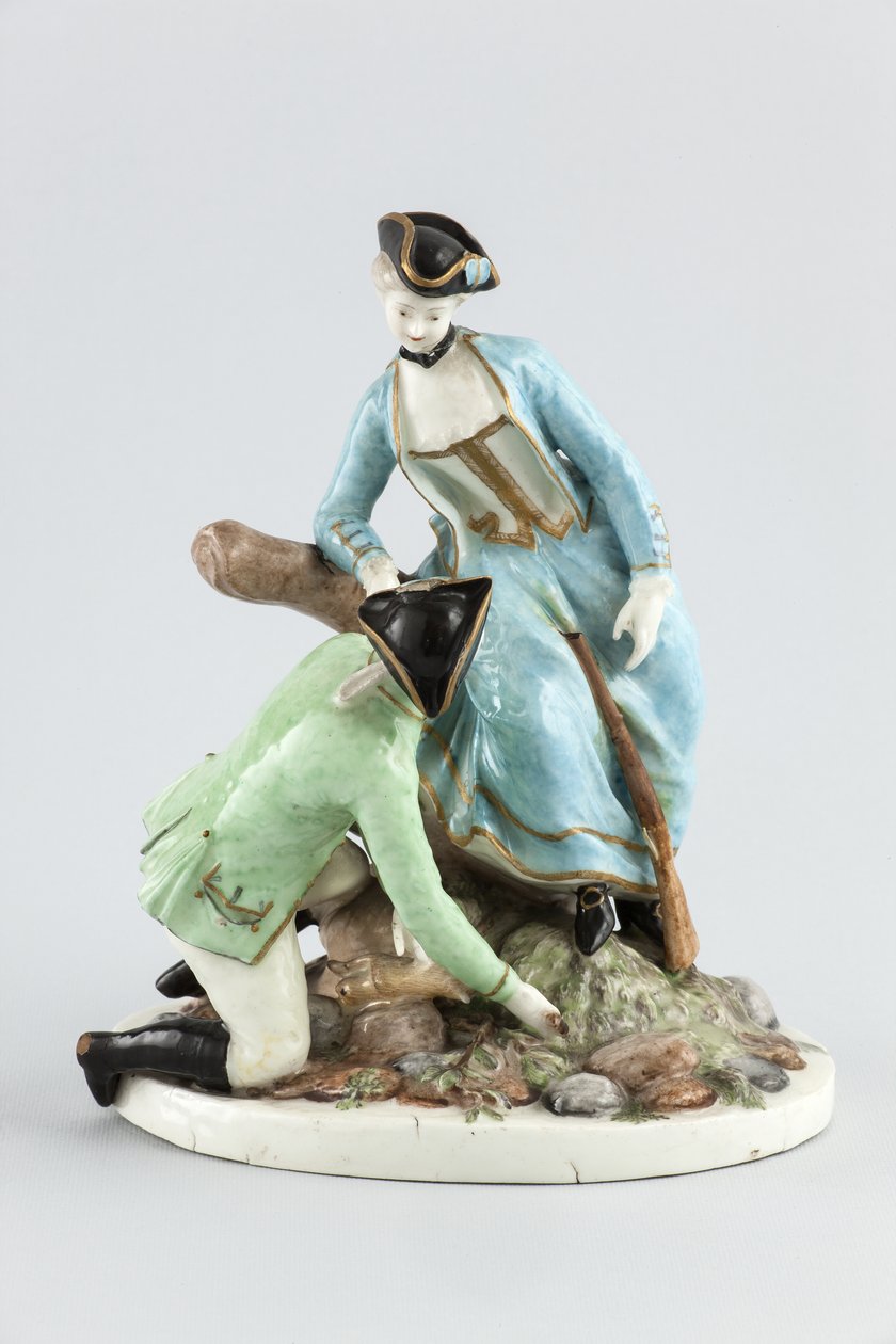 Romantiskt par (porslin) av Swiss School