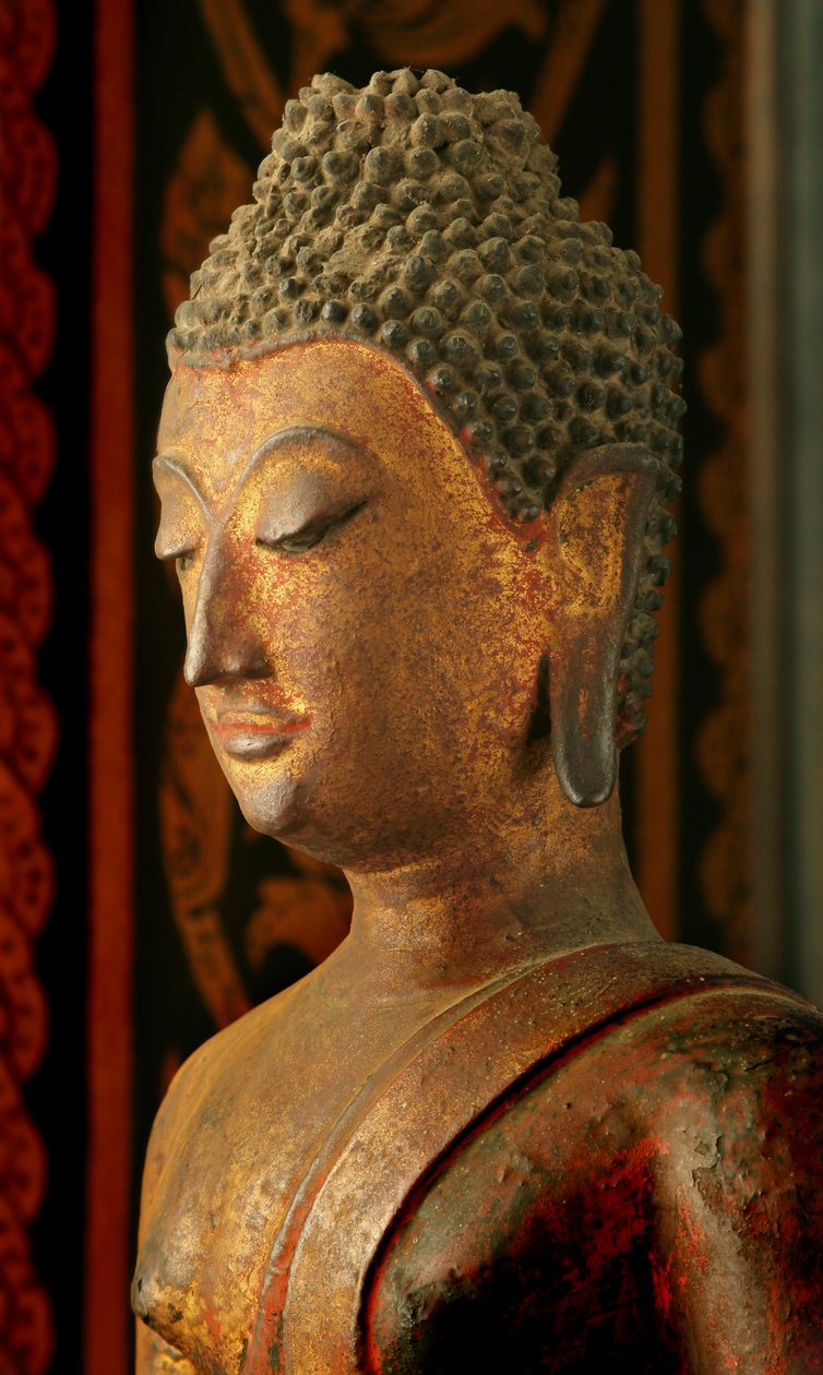 Lanna Sukhthaya Style Buddha (brons) av School Thai