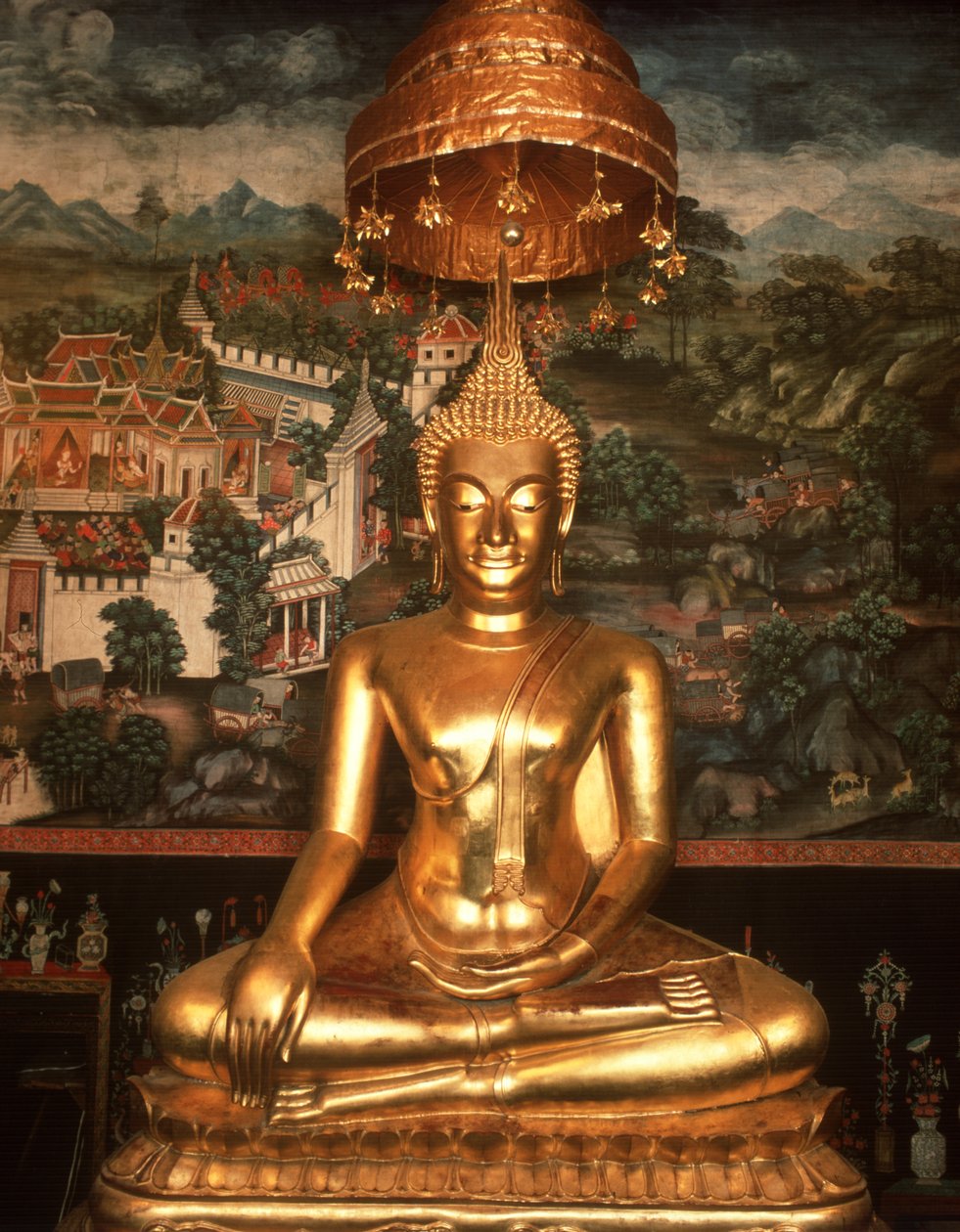 Phraya Buddha Sassada (brons) av School Thai