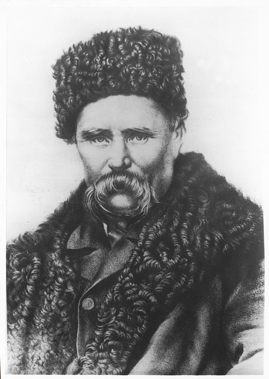 Taras Shevchenko (Litho) av School Ukranian
