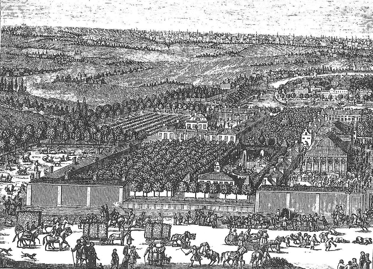 Herman Carter Tyska kvarteret i Moskva, 1705 av Schoonebeek