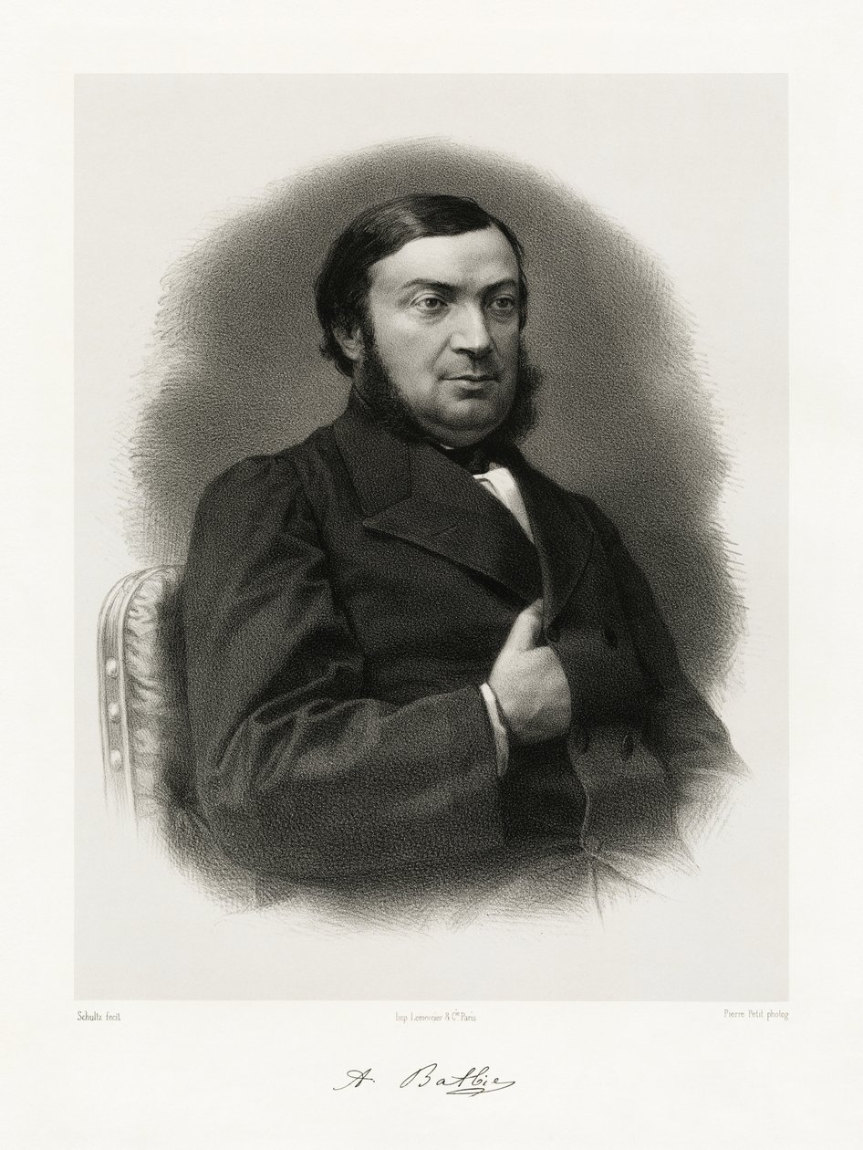Anselme Batbie, 1865-66 av Schultz