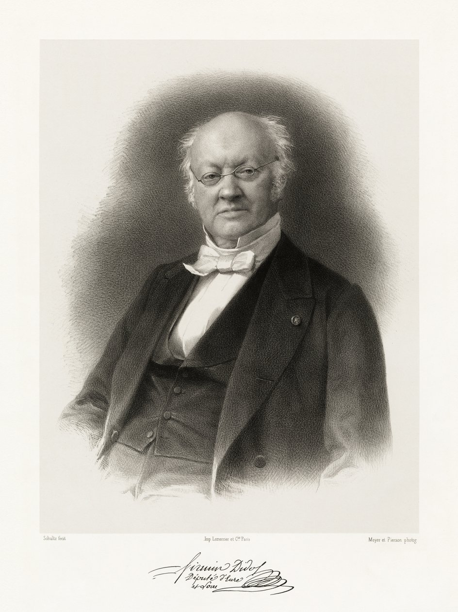Firmin Didot, 1865-66 av Schultz