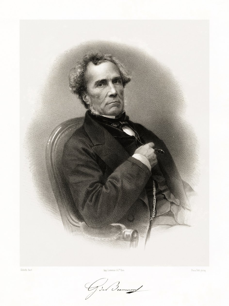 Gustave de Beaumont, 1865-66 av Schultz