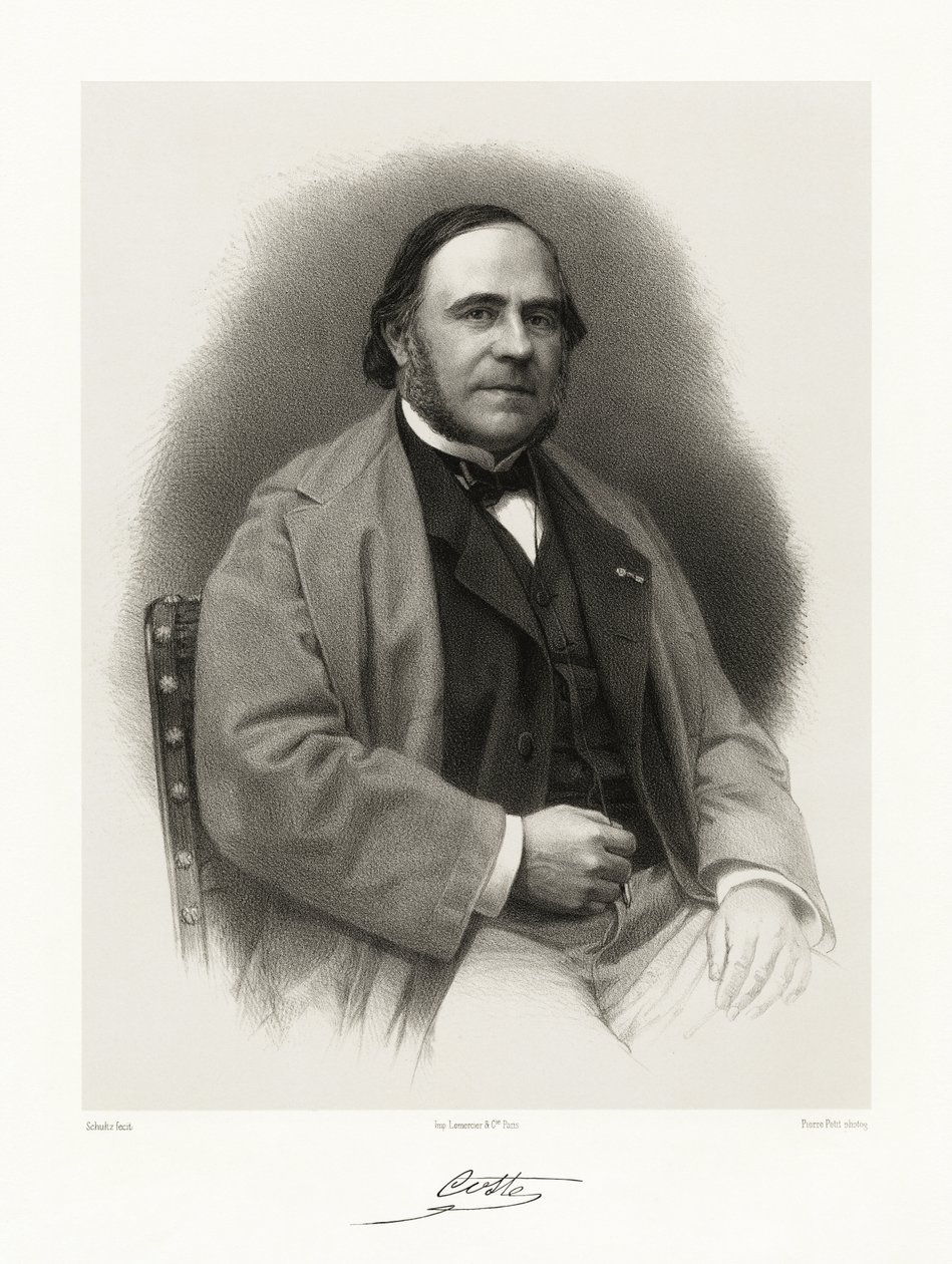 Jacques Marie Cyprien Victor Coste, 1865-66 av Schultz