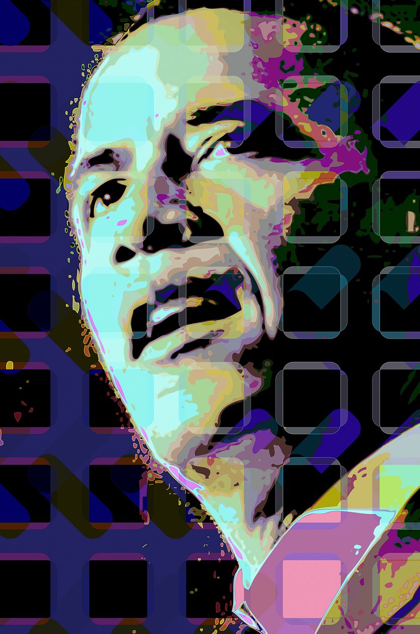 Barack Obama (digital) av Scott J. Davis