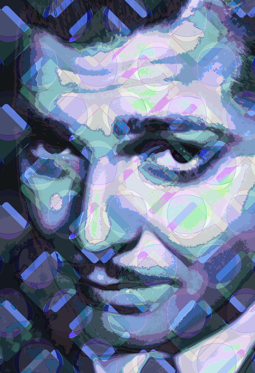 Clark Gable, 2013 (digital) av Scott J. Davis