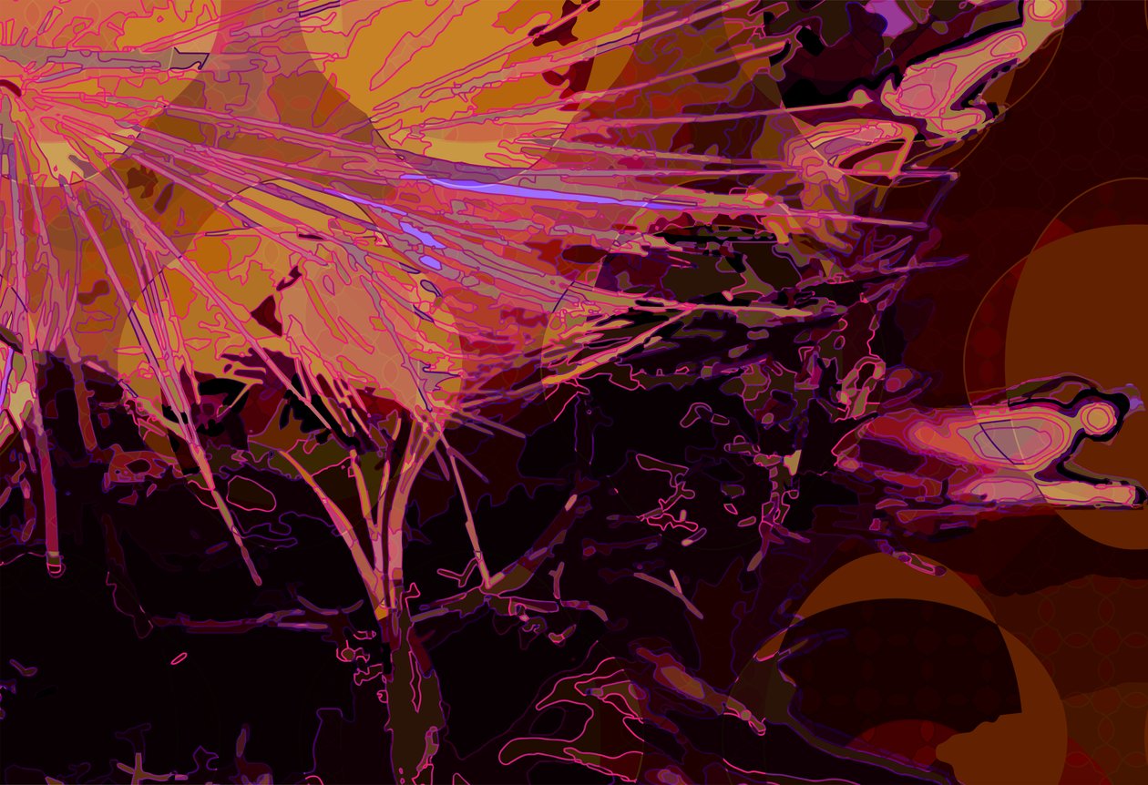 Kronärtskocka_abst_horz6 (digital) av Scott J. Davis
