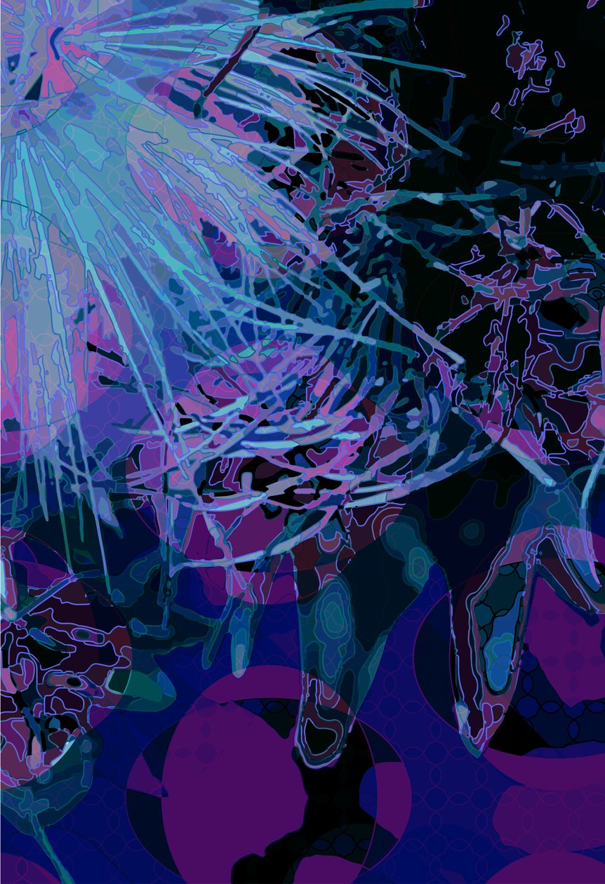 Kronärtskocka_abst_vert3 (digital) av Scott J. Davis