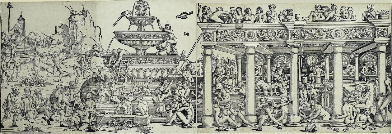 Ungdomens fontän och badhus av Hans Sebald Beham