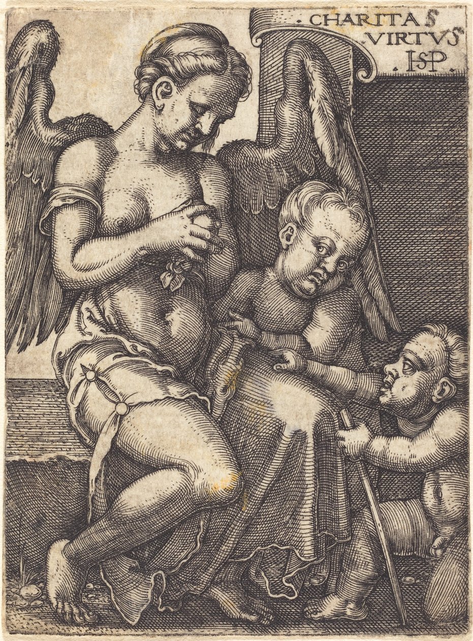 Välgörenhet av Sebald Beham