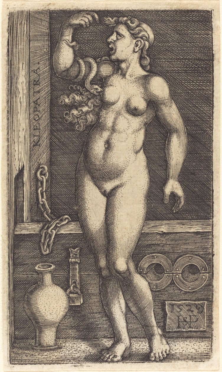 Cleopatra står av Sebald Beham