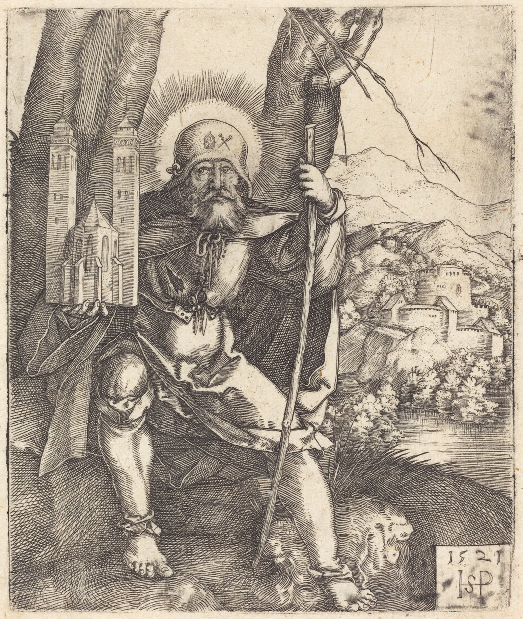 Saint Sebald av Sebald Beham