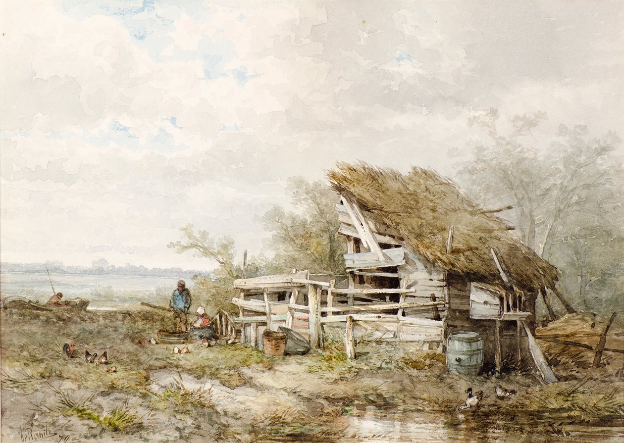 Landskap av Sebastiaan Mattheus Sigismund de Ranitz