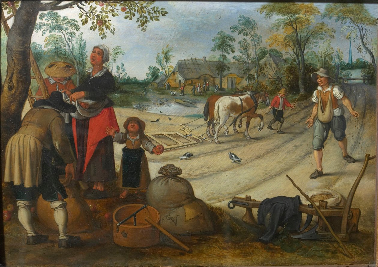 September månad, ca. 1618. av Sebastiaen Vrancx