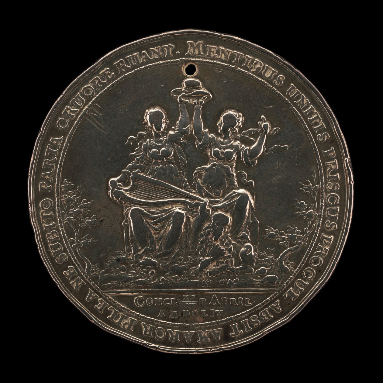 Fred med Holland [framsidan], 1654. av Sebastian Dadler