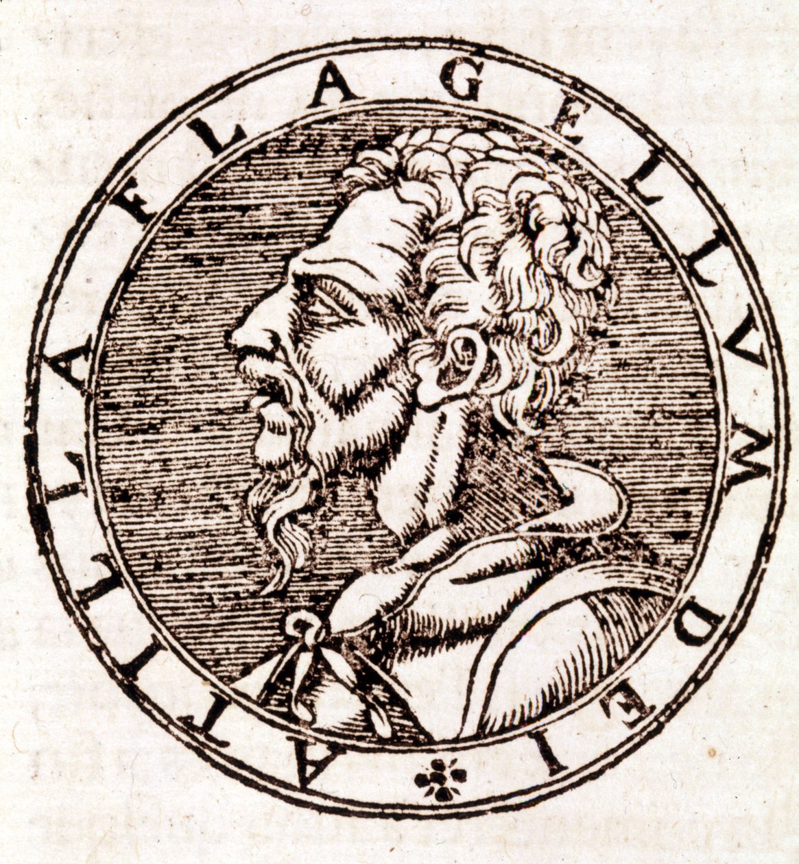 Attila - i "Cosmographia" av Sebastian Munster av Sebastian Munster