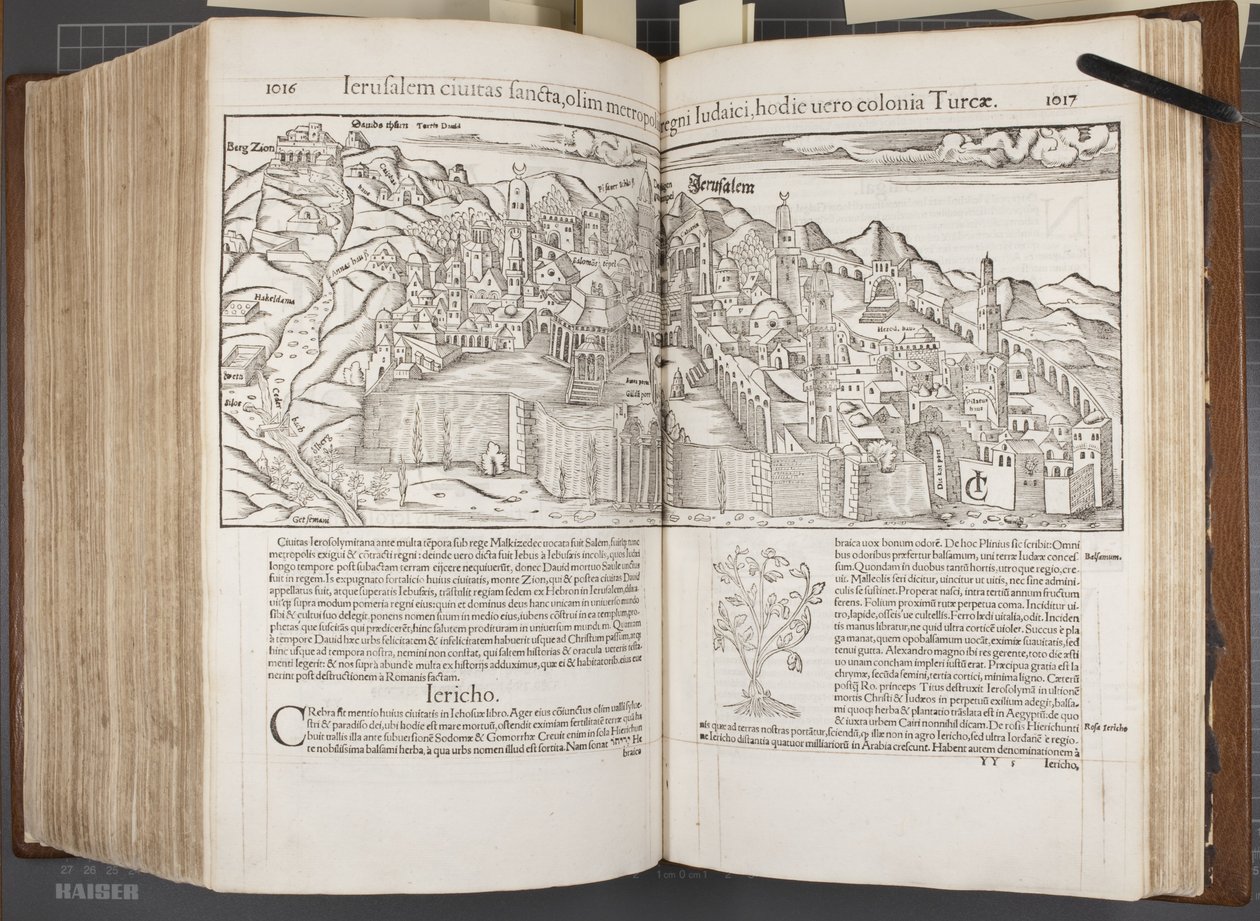 Cosmographia, Fol 1016-1017, 1544 av Sebastian Munster