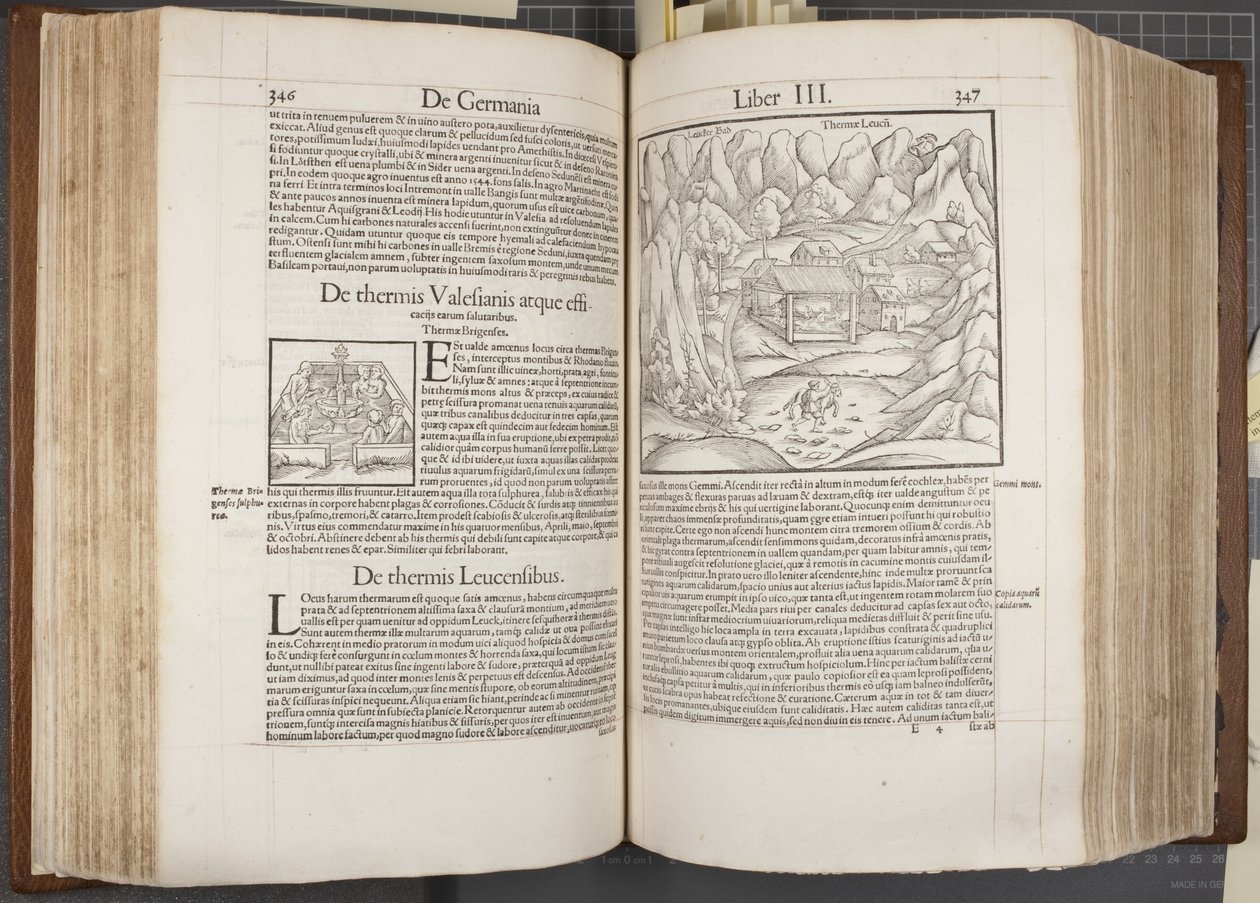 Cosmographia, Fol 346-347, 1544 av Sebastian Munster