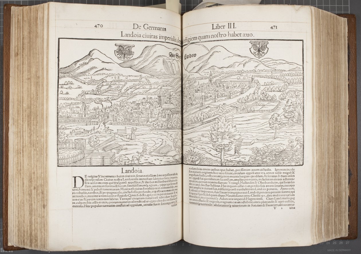 Cosmographia, Fol 470-471, 1544 av Sebastian Munster