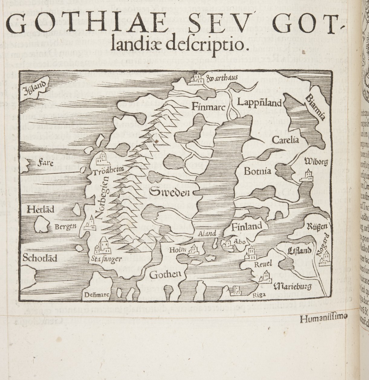 Cosmographia, Fol 830, 1544 av Sebastian Munster