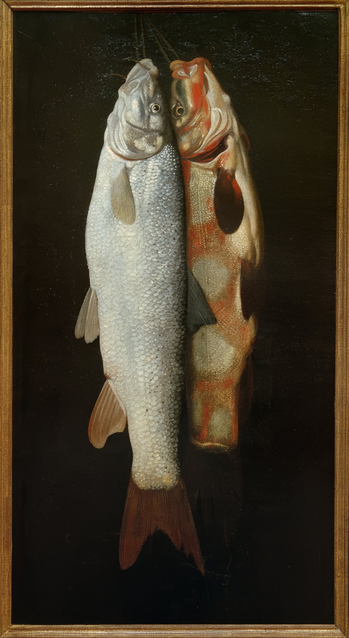 Fiskstilleben av Sebastian Stosskopf