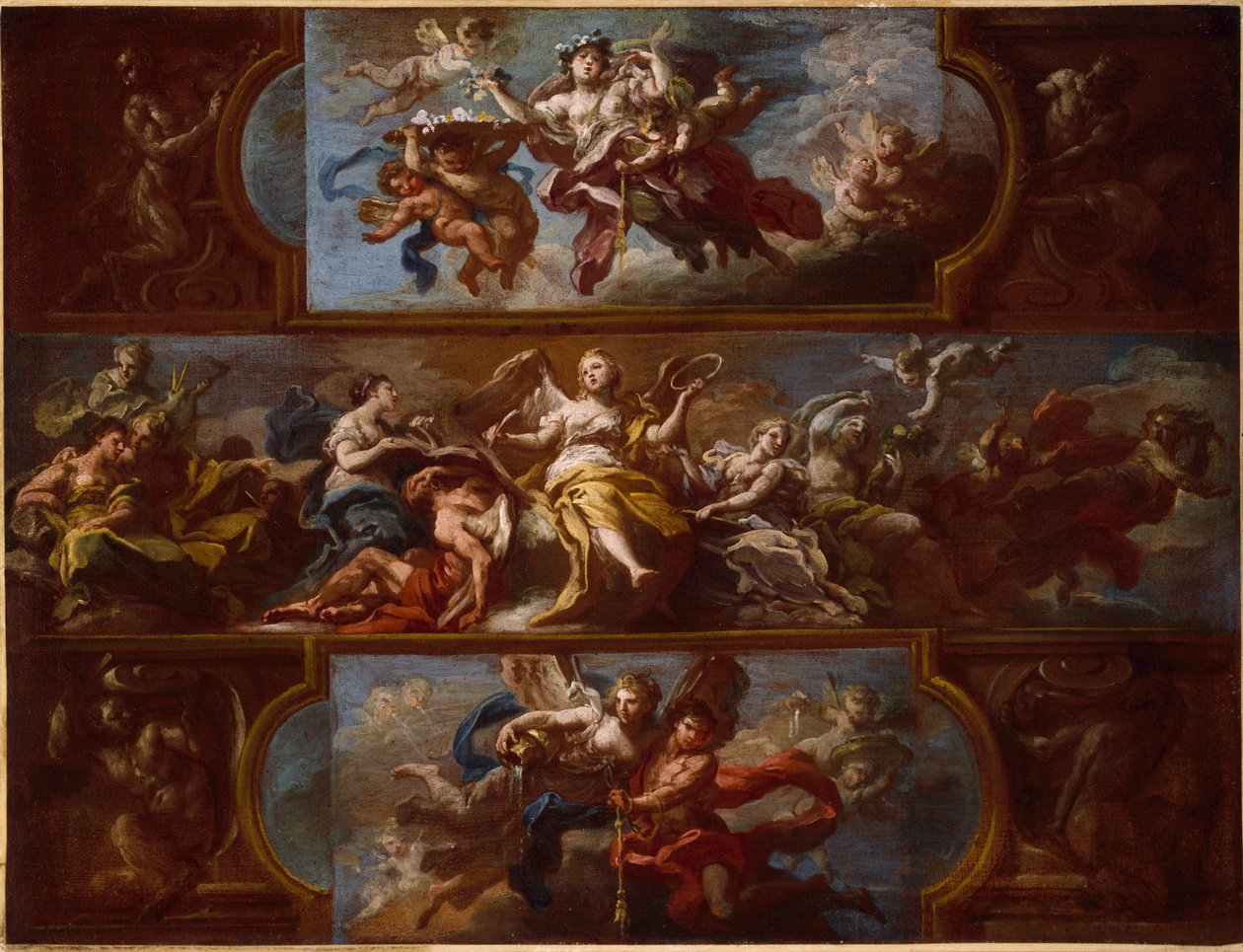 Allegori, c.1700 av Sebastiano Conca