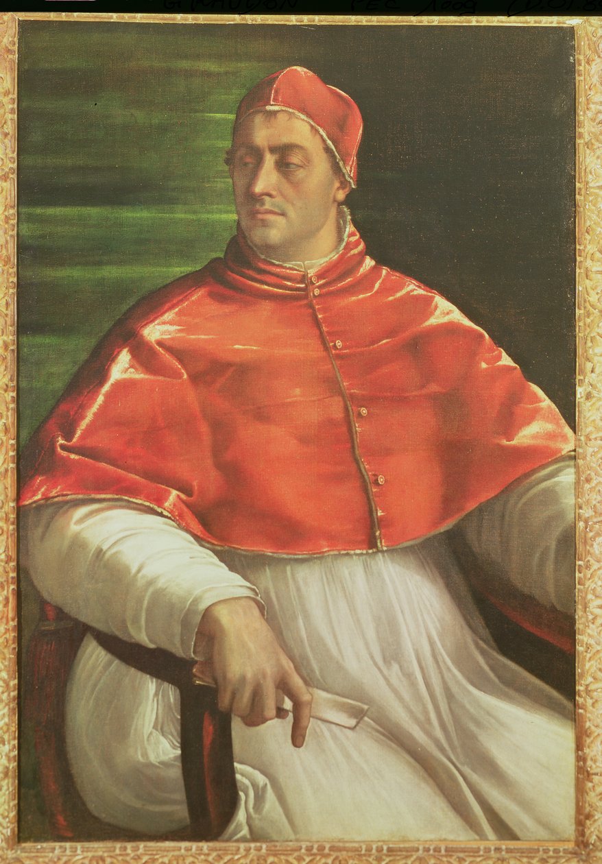 Påven Clemens VII (1478-1534) c.1526 av Sebastiano del Piombo