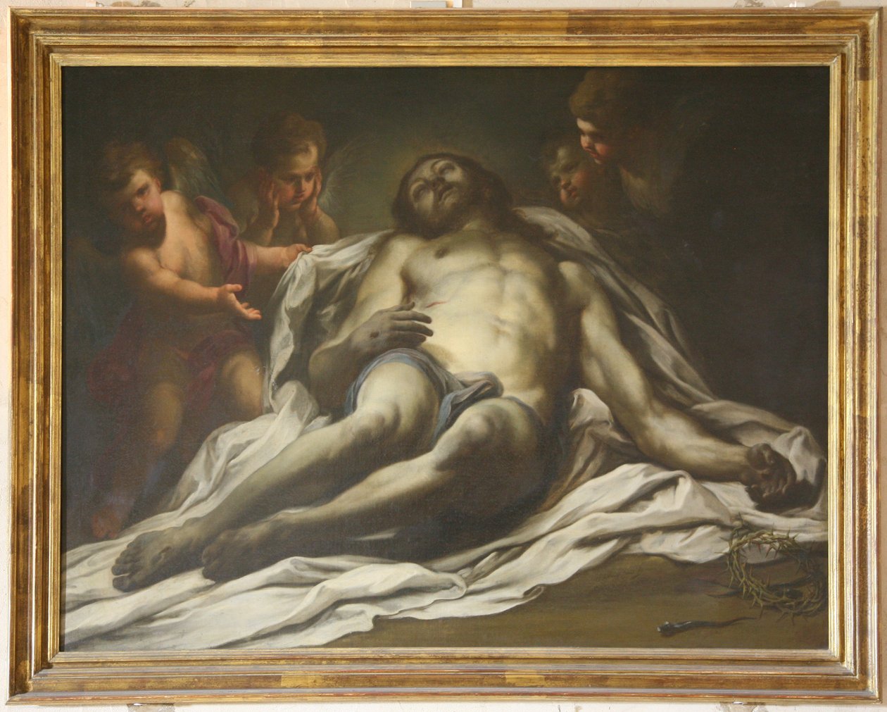 Franska:  Le Christ mort av Sebastiano Conca