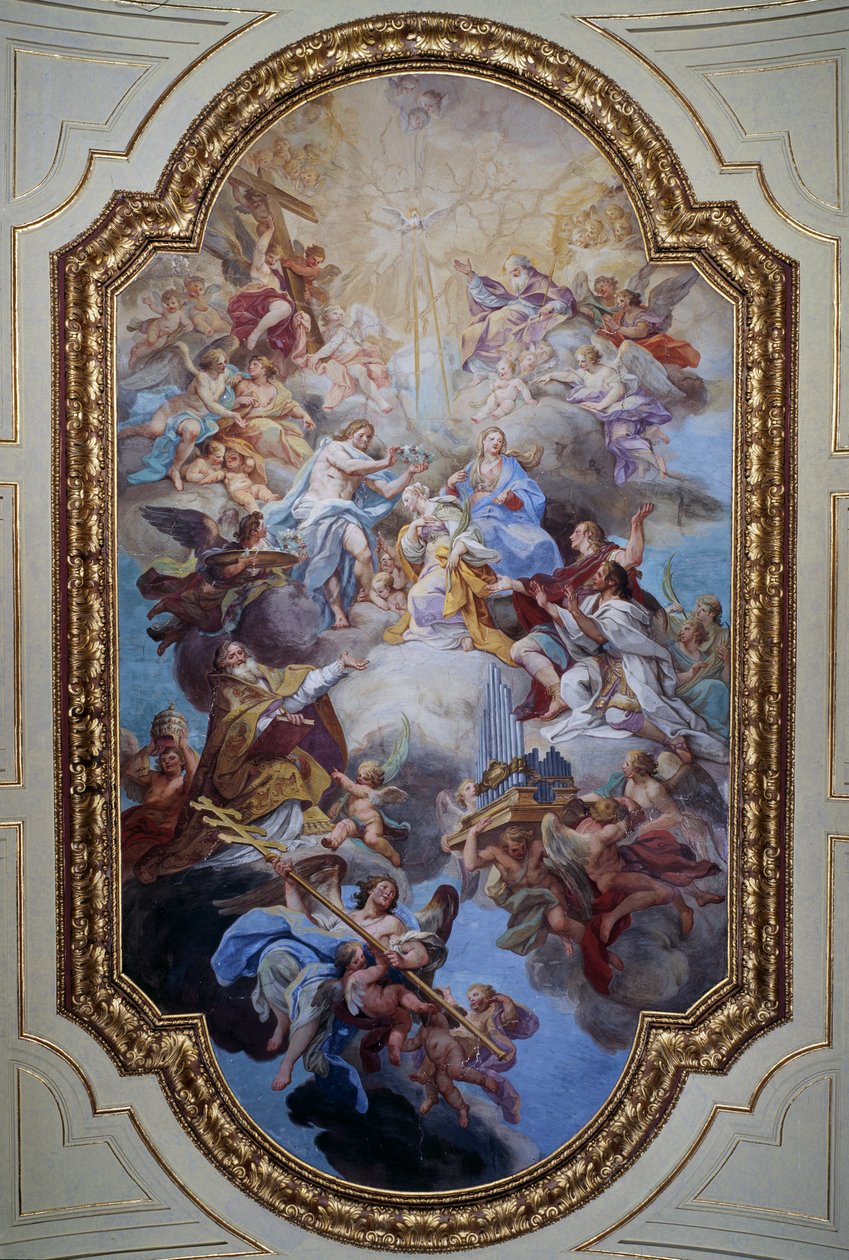 The Apoteosis of St Cecilia (fresk av Sebastiano Conca