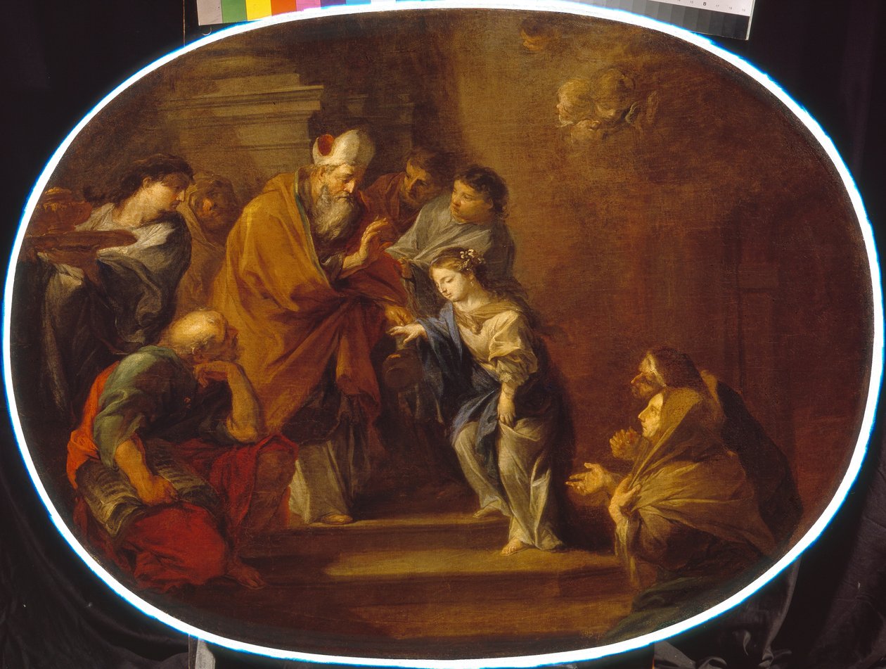 Presentationen av den heliga jungfru Maria av Sebastiano Conca