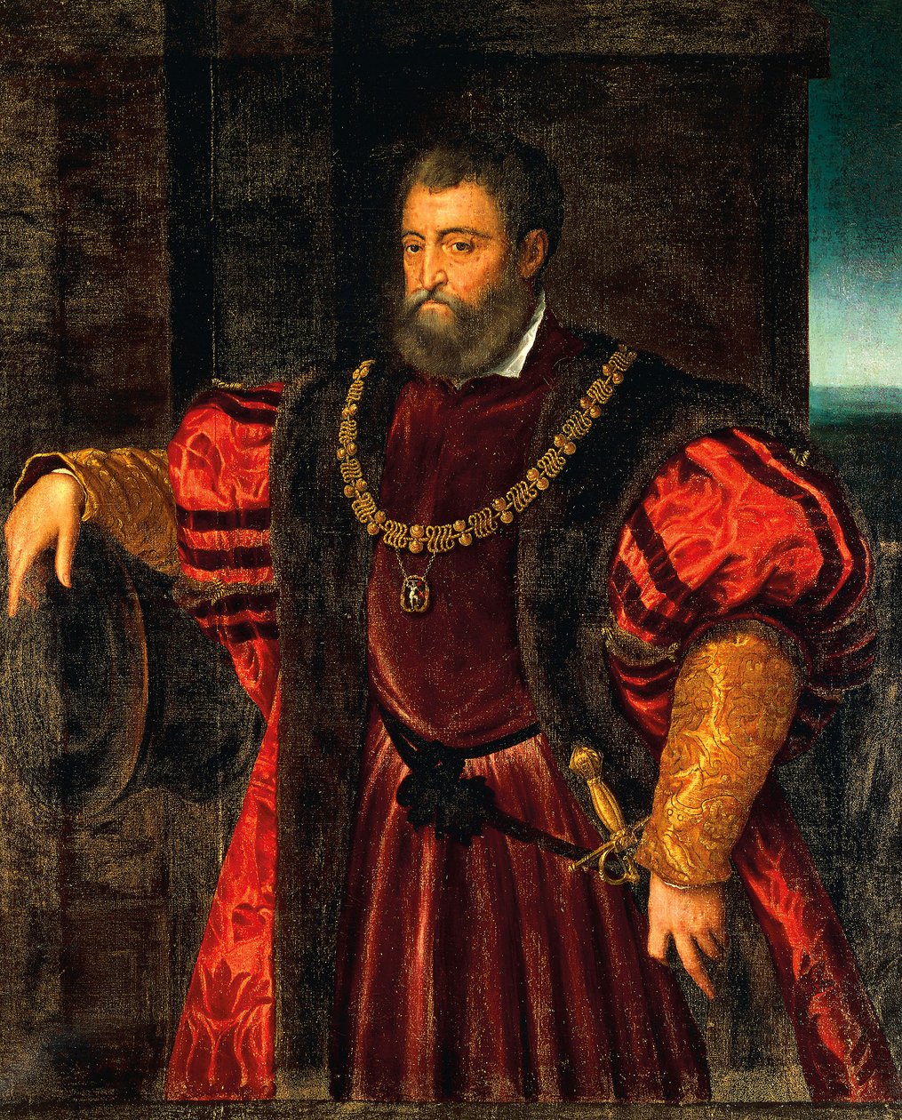 Porträtt av Alfonso I d