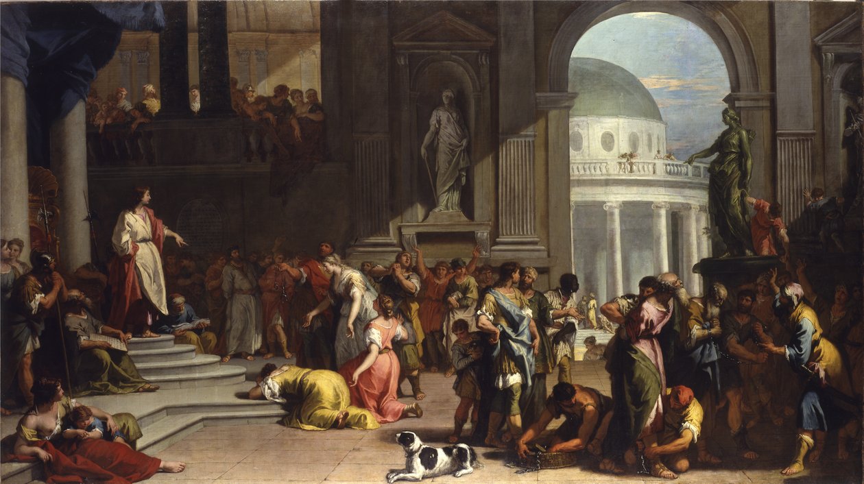 Susanna före Daniel, 1725-26 av Sebastiano Ricci