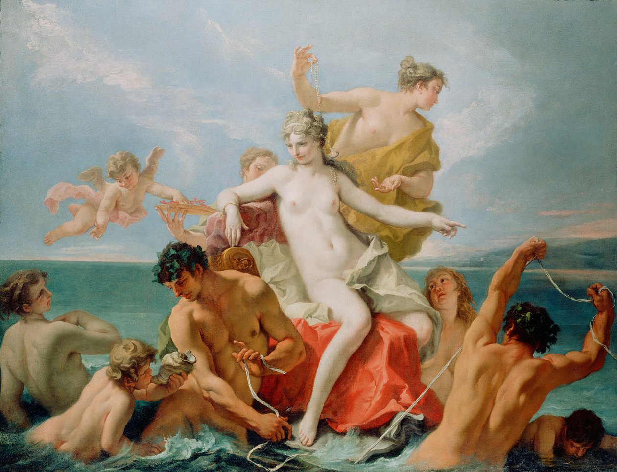 Den marina Venus triumf av Sebastiano Ricci
