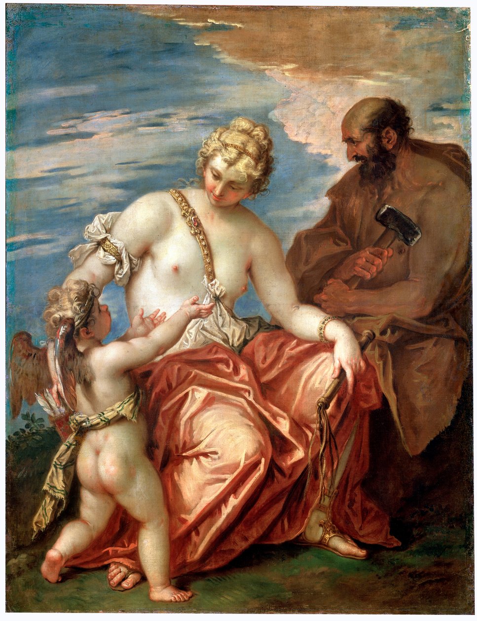 Venus, Vulcan och Amor, 1700-talet av Sebastiano Ricci