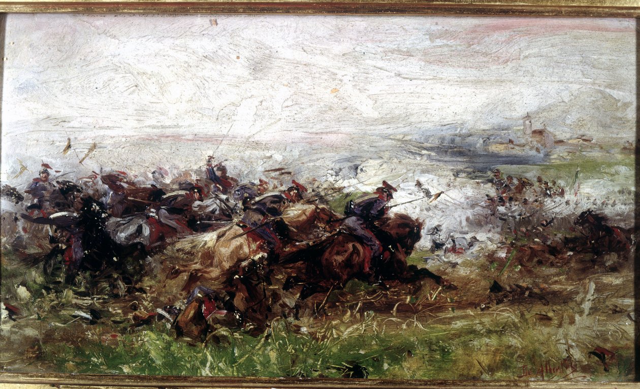 Torget i Villefranche (militär strategi) av Sebastiano de Albertis