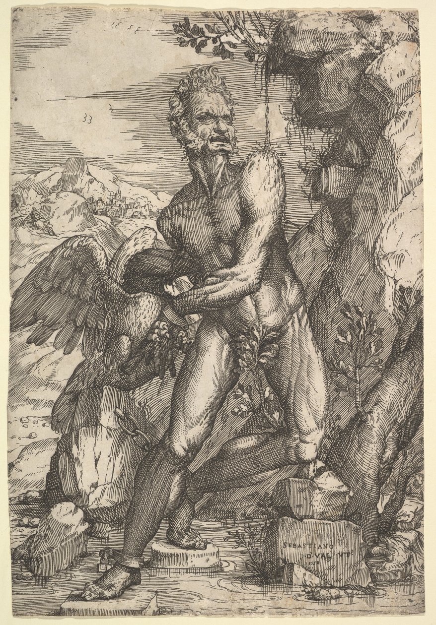 Prometheus, 1558. av Sebastiano de Valentinis