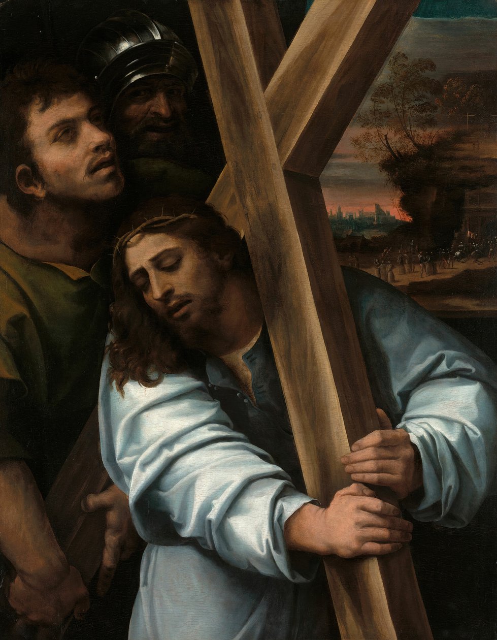 Kristus som bär korset, cirka 15151517. av Sebastiano del Piombo