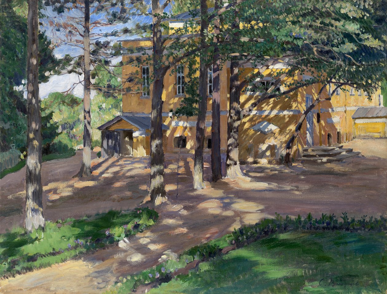 Sava Mamontov Estate Abramtsevo av Sergei Arsenevich Vinogradov