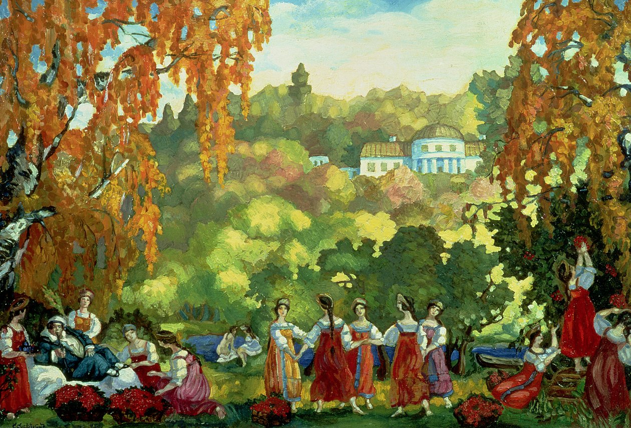 Sommardagar under tidig höst av Sergei Yurevich Sudeikin