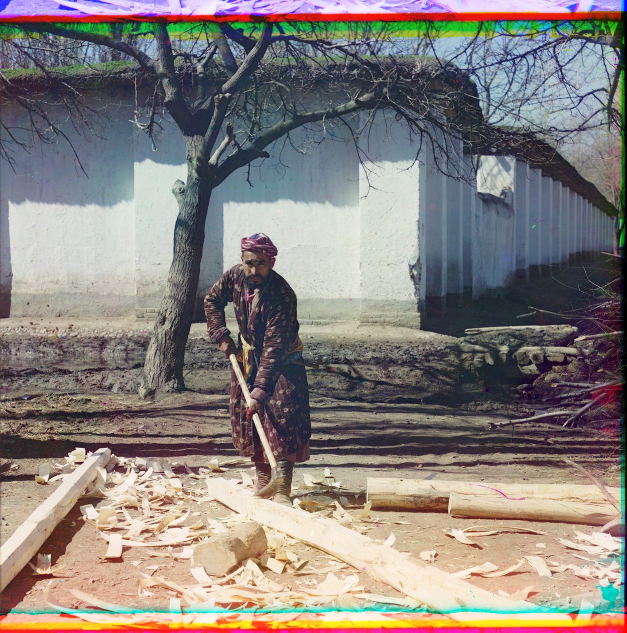Snickare i Samarkand, 1905-1915 av Sergey Prokudin Gorsky