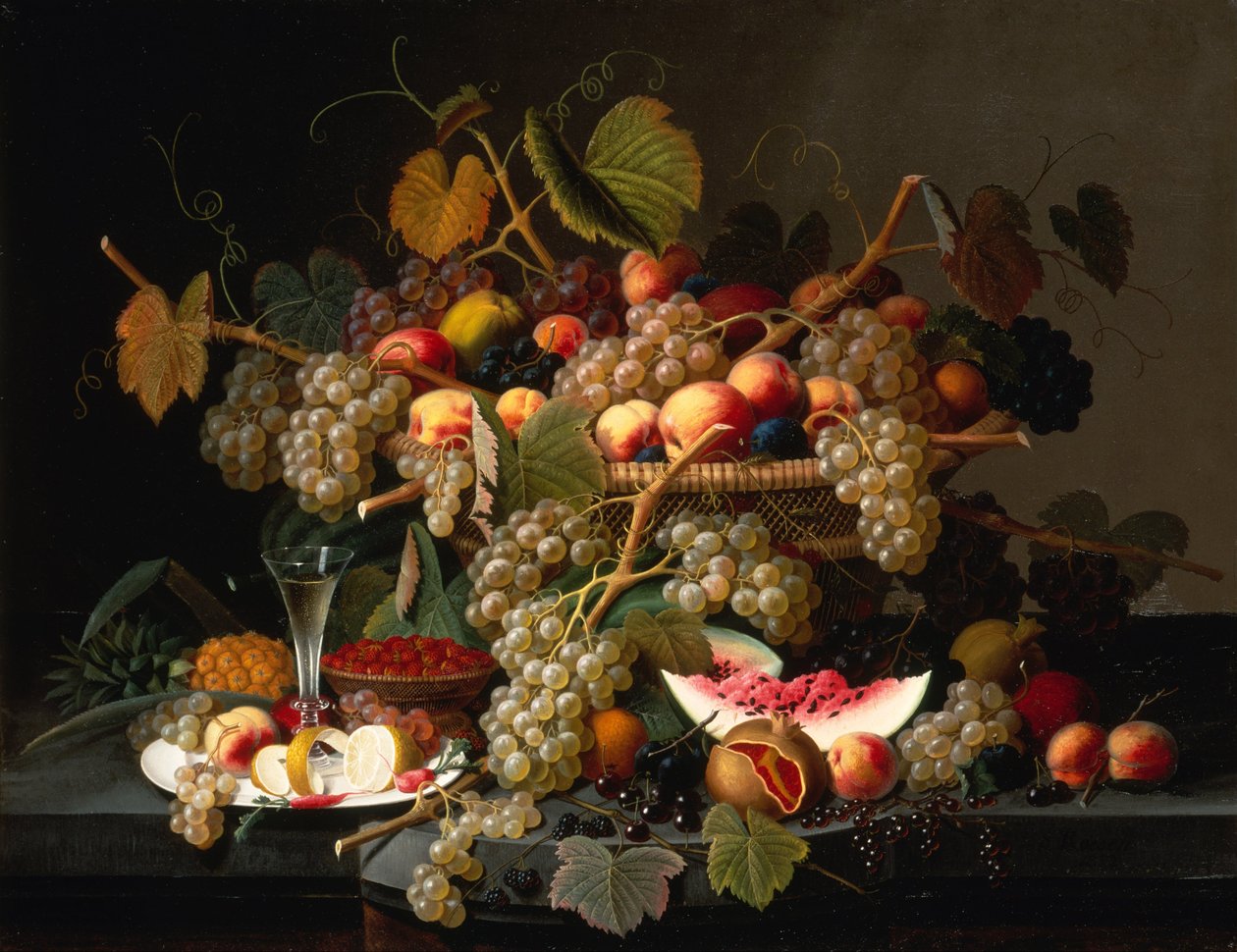 Still Life with Fruit av Severin Roesen