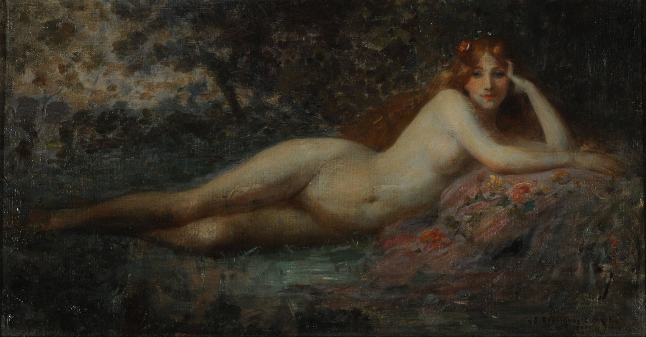 Study of Nude (Louly) av Severo RODRIGUEZ Etchart