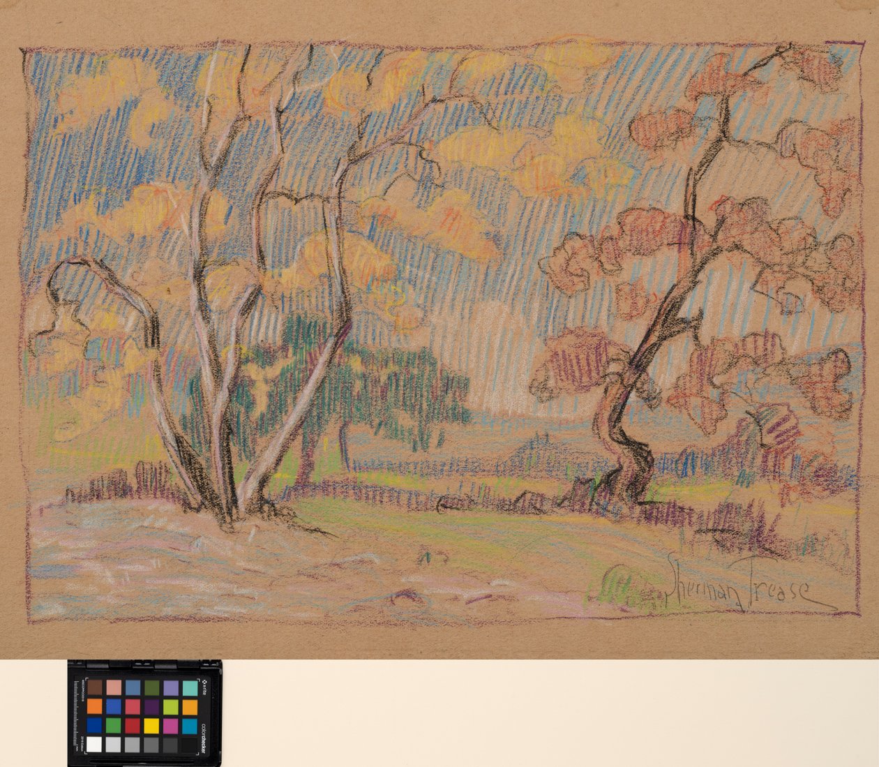Impressions, ca 1931 (pastell på papper) av Sherman Trease